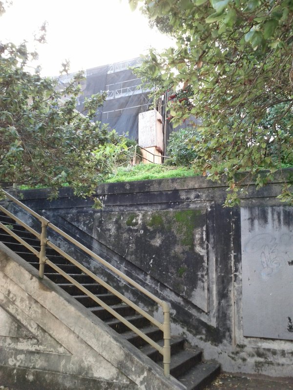 The southern Sanchez steps, at Liberty.