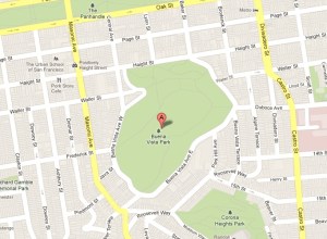 A Google map screenshot of Buena Vista Park